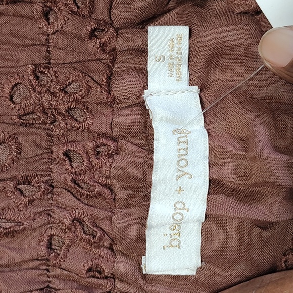 Bishop + Young Lace Ruffle Mini Skirt NWT - Picture 7 of 11